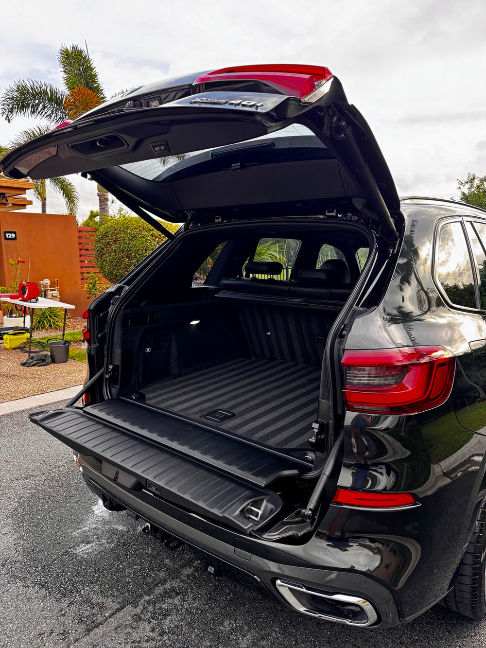 Clean through to the boot